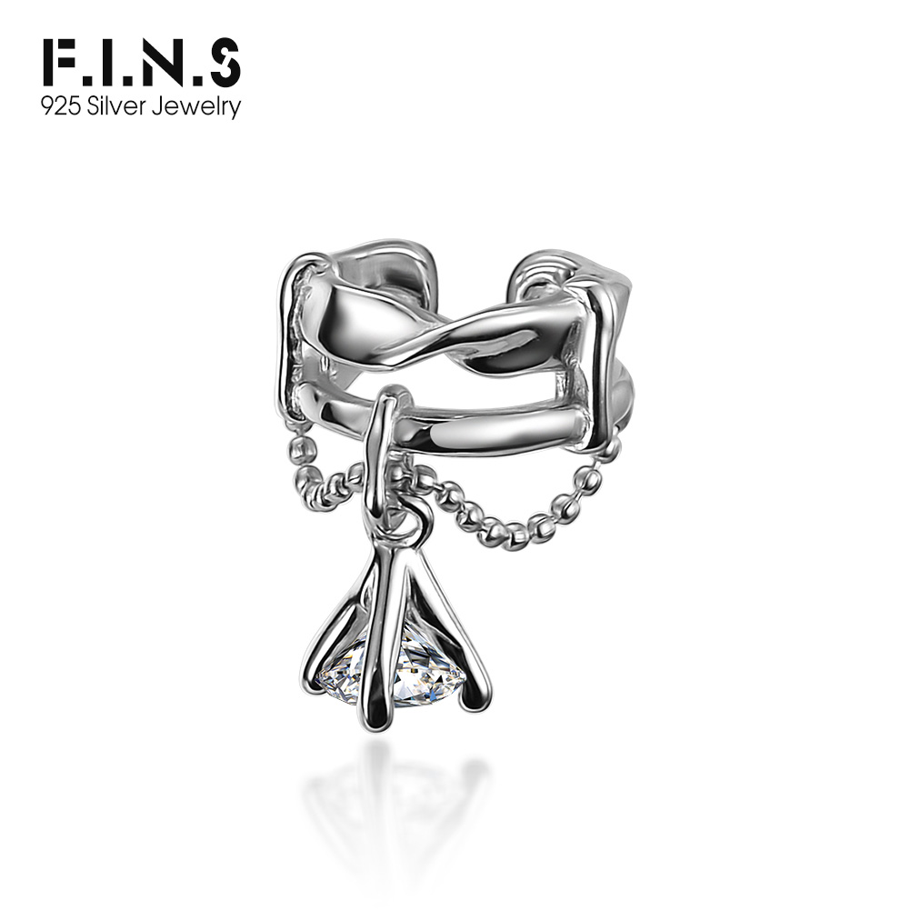 Ear Cuff No Piercing - F.I.N.S 1 adet kore küpe S925