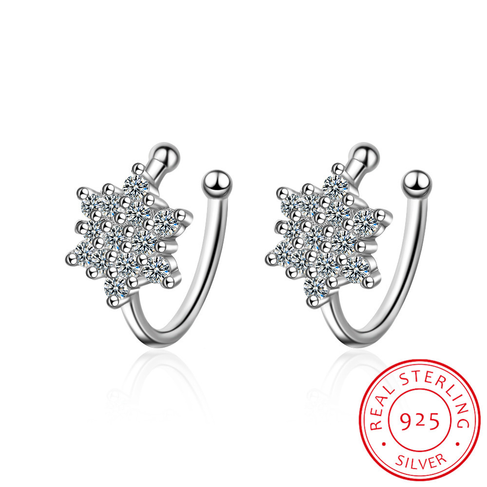 Ear Cuff No Piercing - Gerçek 925 gümüş yeni tasarım güzel
