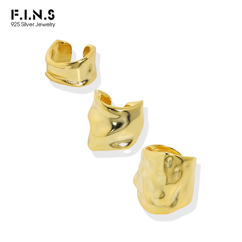 Ear Cuff No Piercing - F.I.N.S 1 adet Minimalist düzensiz 100%