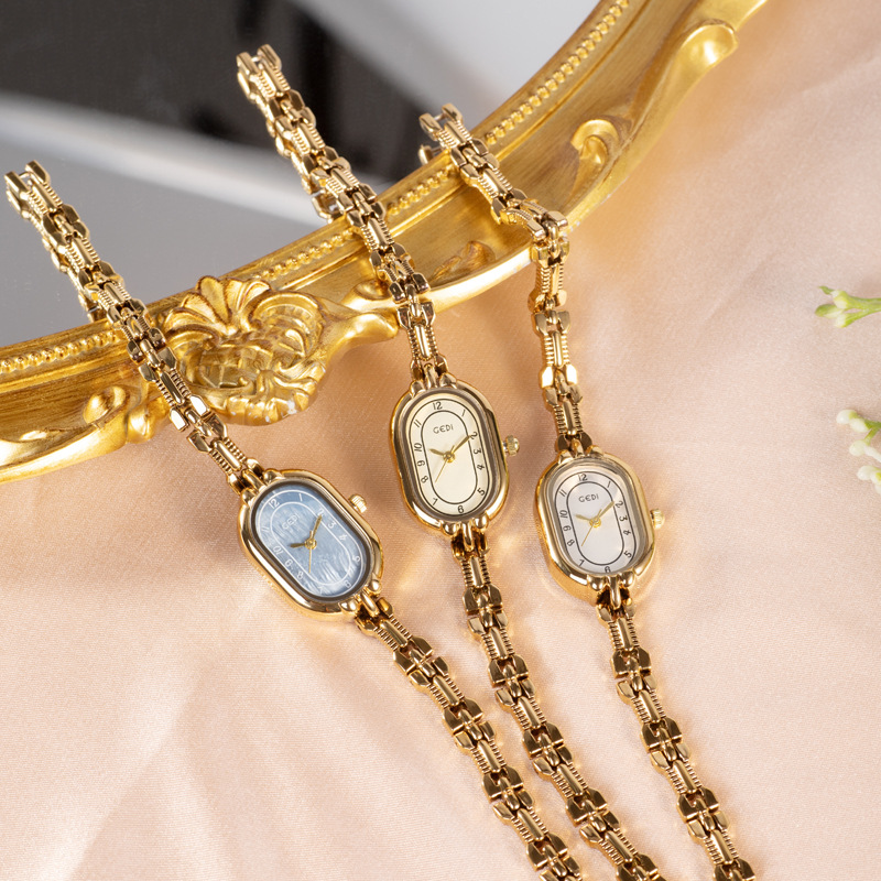 Jewelry Watches Vintage - Vintage Bilezik Izle Kadın Retro Altın