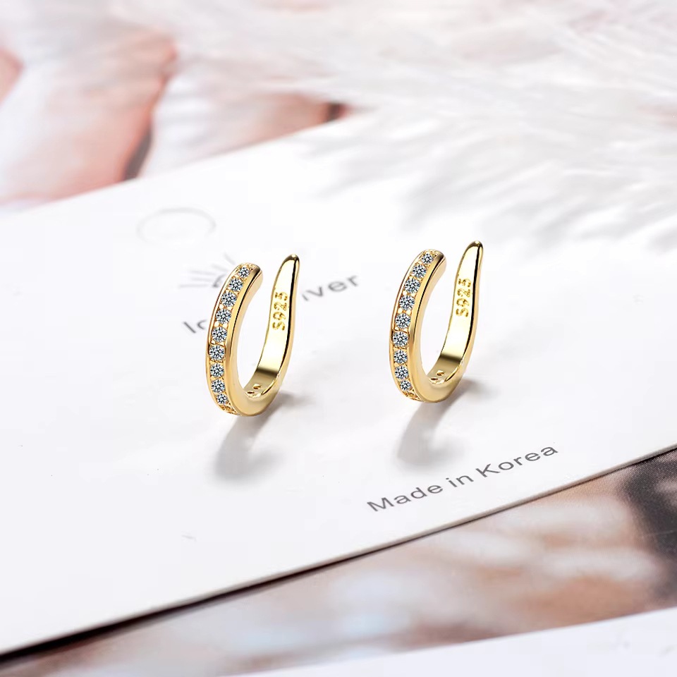 925 Ayar Gümüş Tam Moissanite  - Ear Cuff No Piercing incelemesi ve fiyatı
