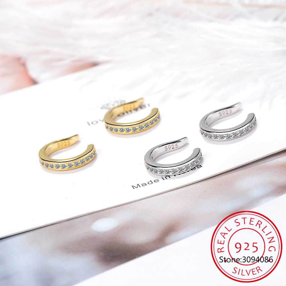 925 Ayar Gümüş Tam Moissanite  - Ear Cuff No Piercing incelemesi ve fiyatı