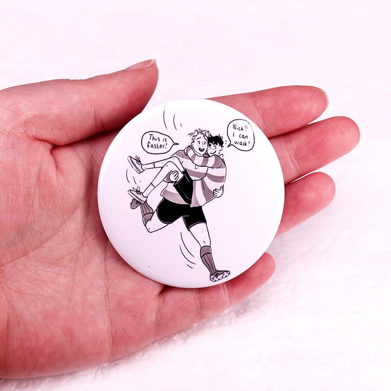 Heartstopper Pinback Düğme Pin - Nick'S Jewelry & Watches Reviews incelemesi ve fiyatı