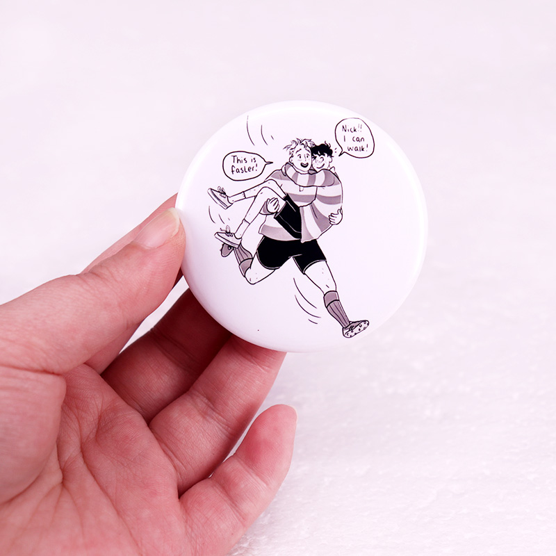 Heartstopper Pinback Düğme Pin - Nick'S Jewelry & Watches Reviews incelemesi ve fiyatı