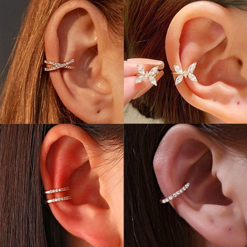 Kore kristal kulak klipsi küpe - Ear Cuff No Piercing incelemesi ve fiyatı