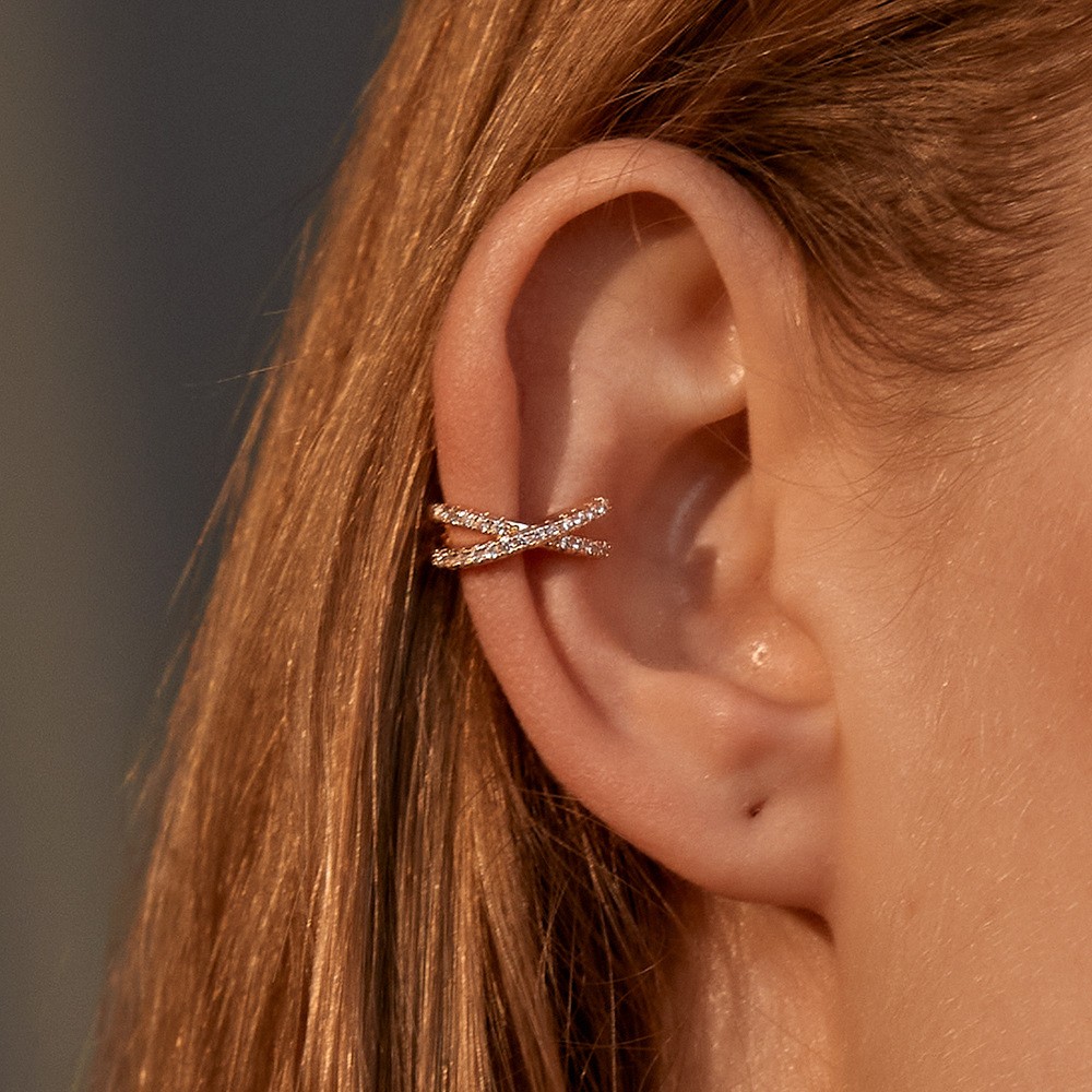 Kore kristal kulak klipsi küpe - Ear Cuff No Piercing incelemesi ve fiyatı
