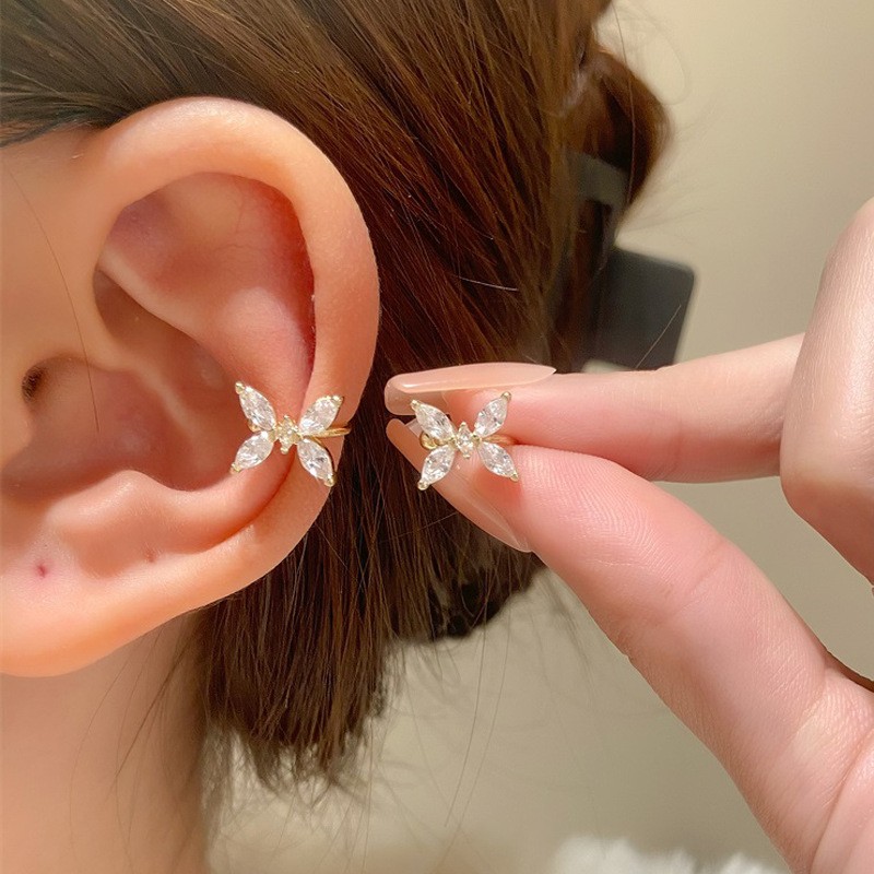 Kore kristal kulak klipsi küpe - Ear Cuff No Piercing incelemesi ve fiyatı