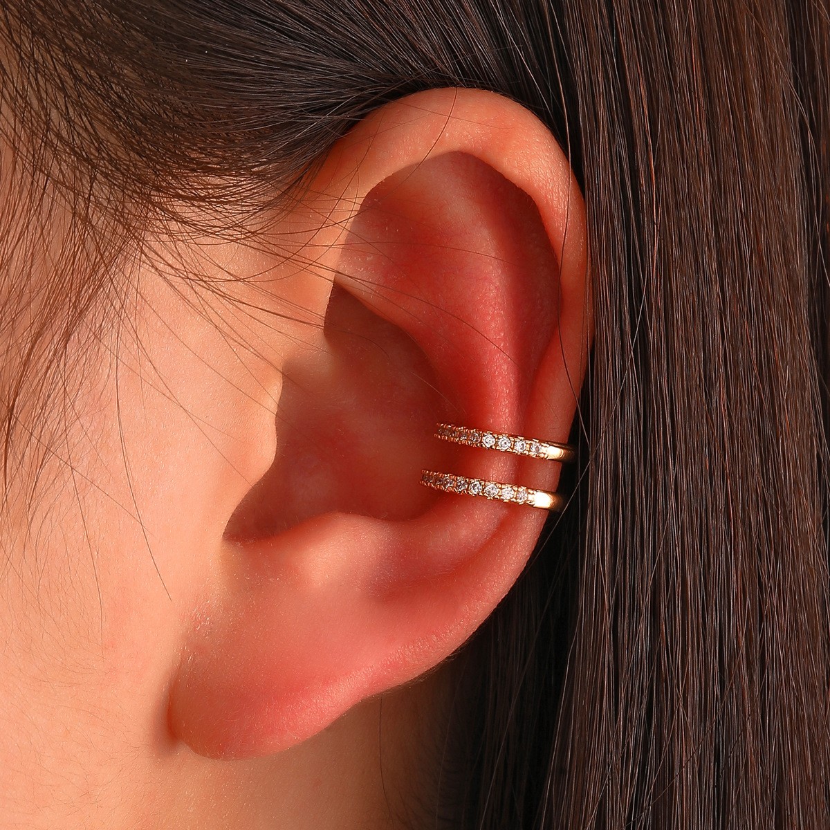 Kore kristal kulak klipsi küpe - Ear Cuff No Piercing incelemesi ve fiyatı
