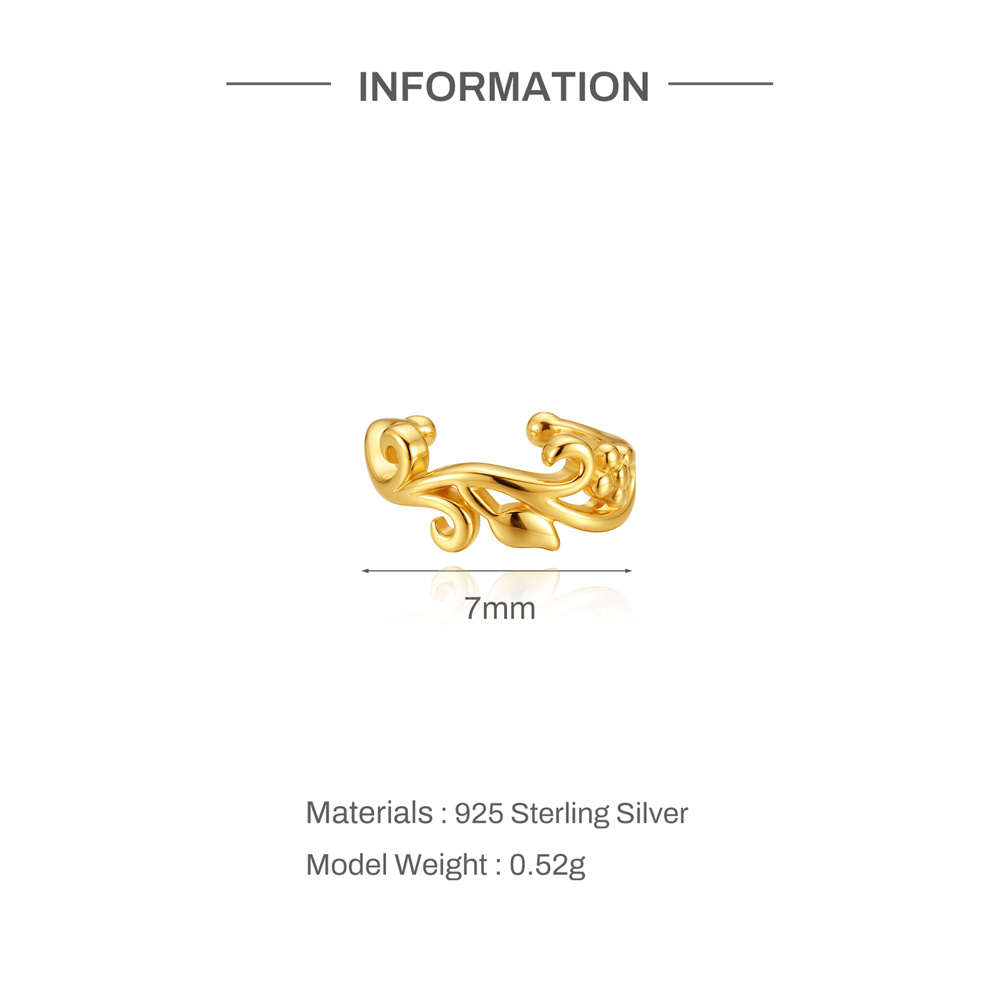 Aide 925 Ayar Gümüş Altın Kapl - Ear Cuff No Piercing incelemesi ve fiyatı