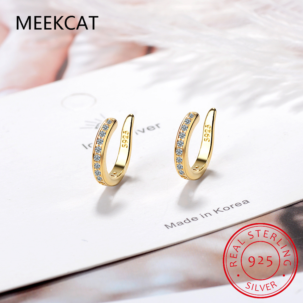 925 Ayar Gümüş Tam Mozanit Kul - Ear Cuff No Piercing incelemesi ve fiyatı