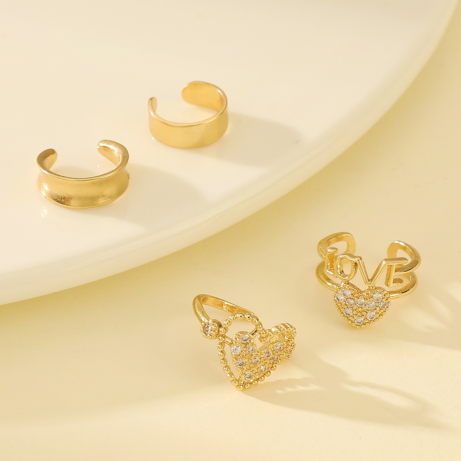 Kore moda zirkon kulak klipsi  - Ear Cuff No Piercing incelemesi ve fiyatı