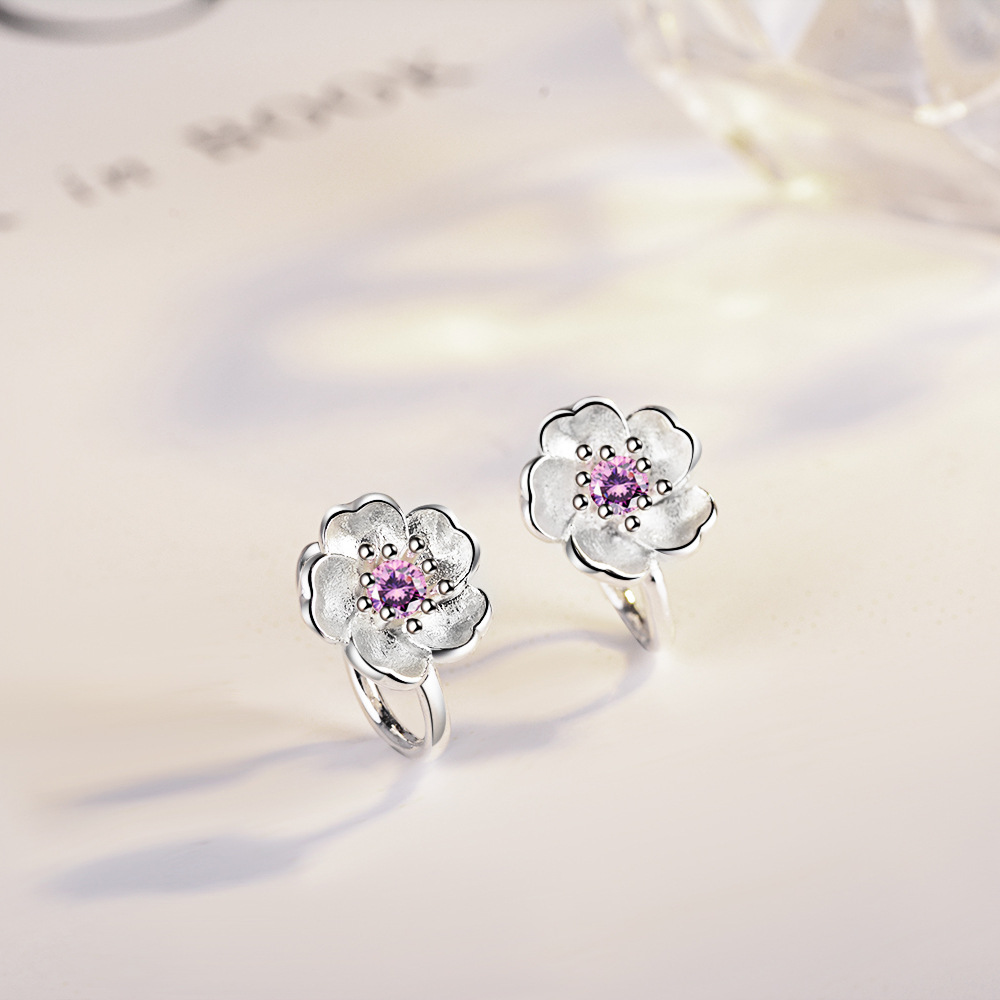 925 Ayar Gümüş Parlak Pembe/Mo - Ear Cuff No Piercing incelemesi ve fiyatı