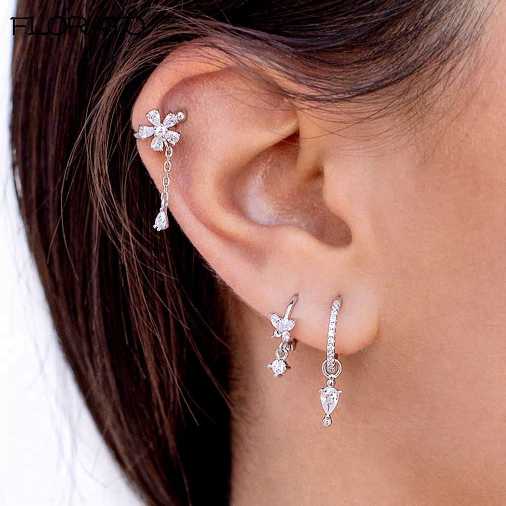 1 adet 18K altın küpe klip küp - Ear Cuff No Piercing incelemesi ve fiyatı