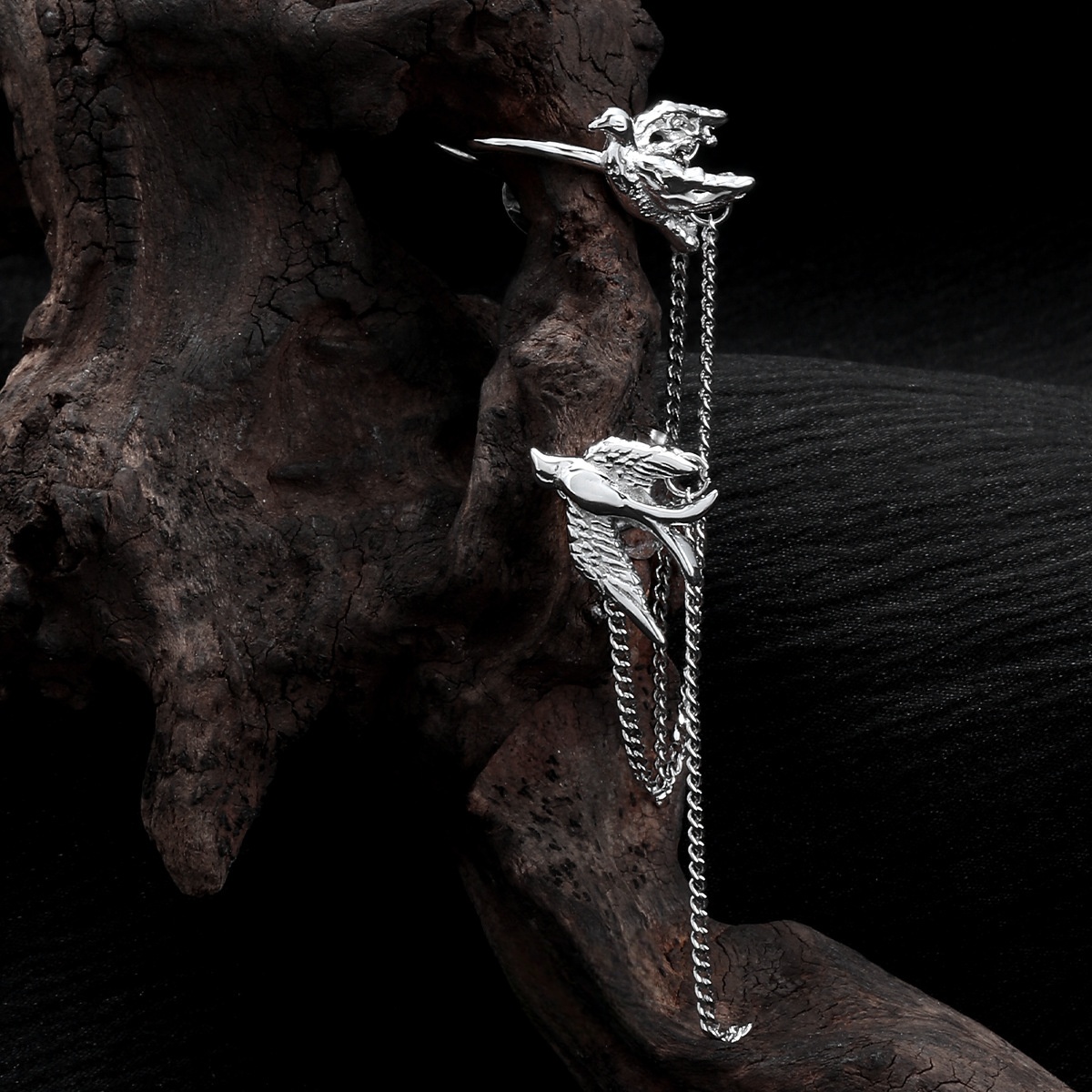 F.I.N.S Kuş Şekilli S925 Gümüş - Ear Cuff No Piercing incelemesi ve fiyatı