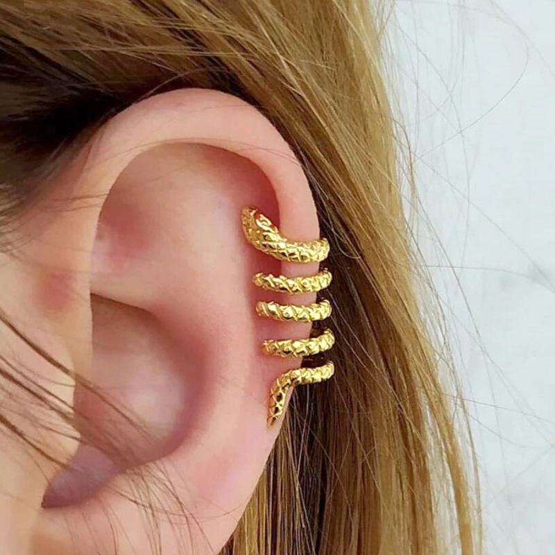 1 adet kaplama 24K altın Vinta - Ear Cuff No Piercing incelemesi ve fiyatı